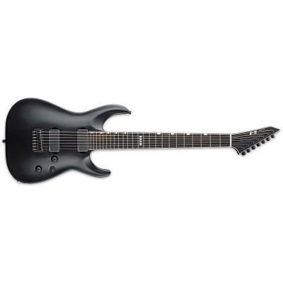 ESP E-II HORIZON NT-7B HIPSHOT Black Satin